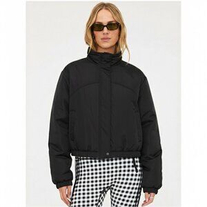 Victoria's Secret VSX Lux Glossy Black Sport Angel Jacket M